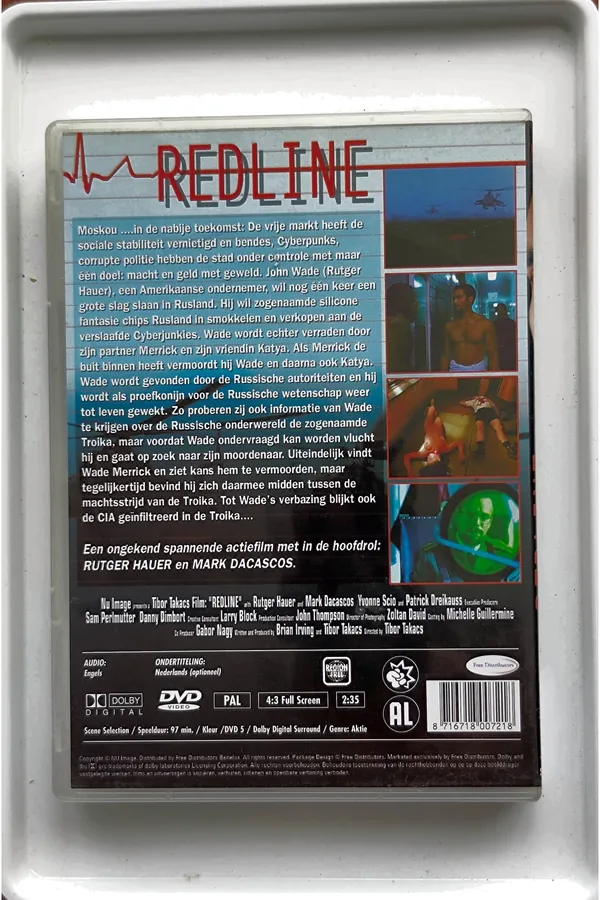 Deathline Redline – achterkant