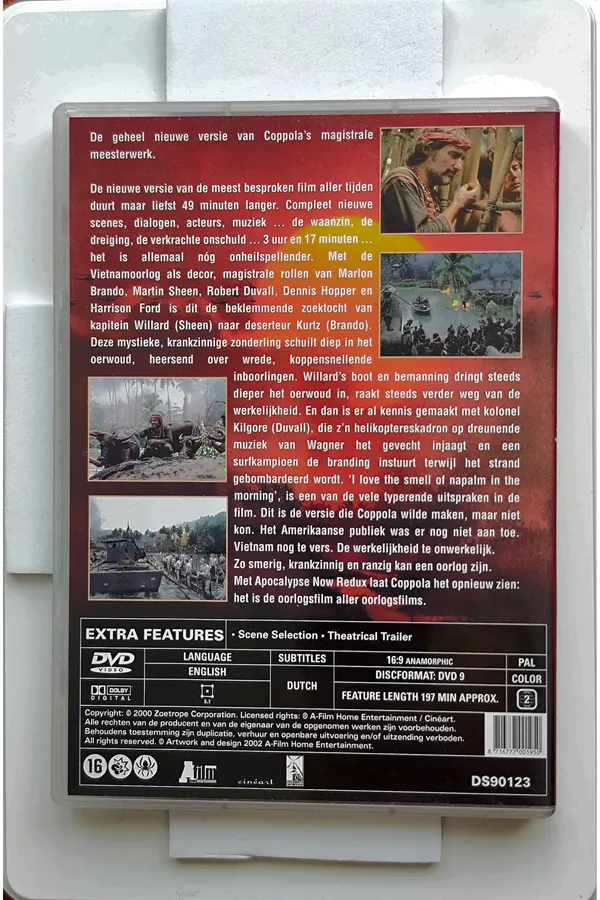 Apocalypse Now – achterkant