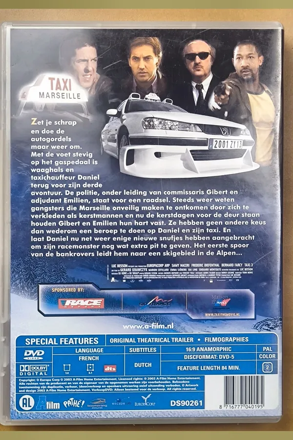 Taxi 3 – achterkant