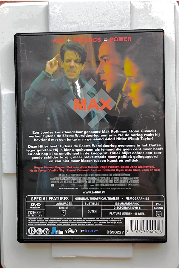 Max – achterkant