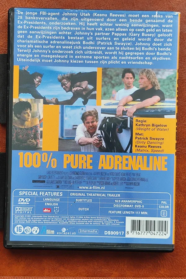 Point Break – achterkant