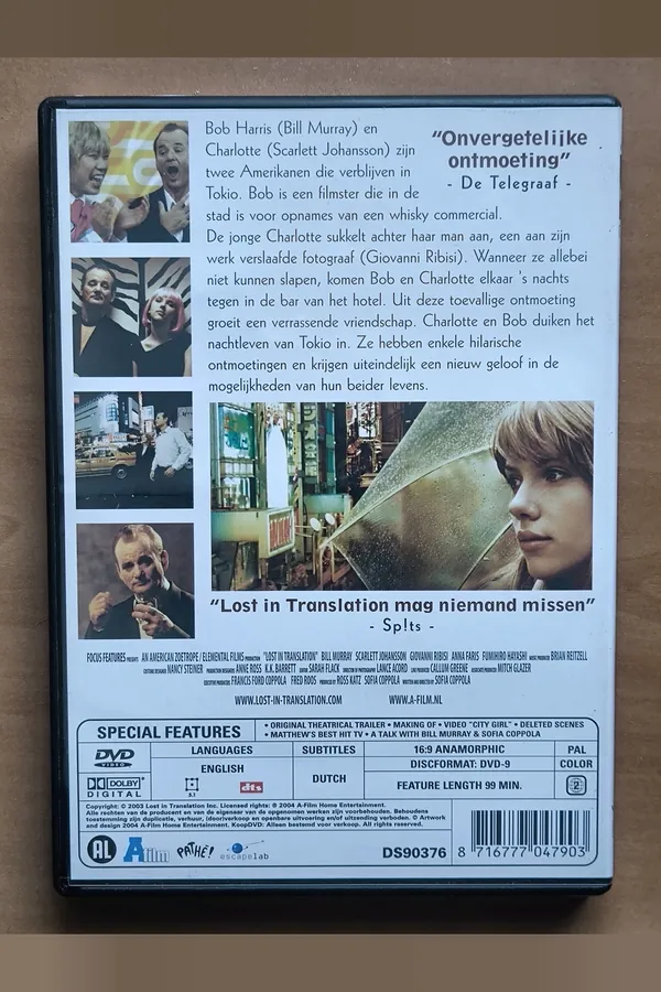Lost in Translation – achterkant