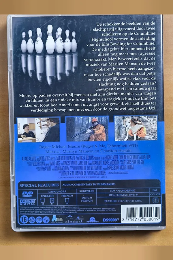 Bowling for Columbine – achterkant