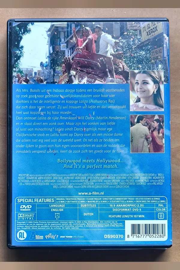 Bride & Prejudice – achterkant