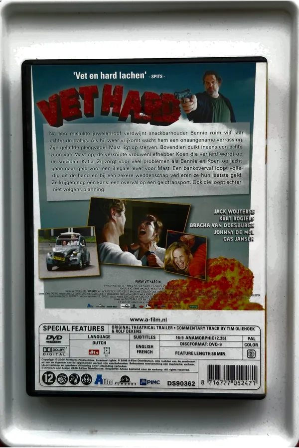 Too Fat Too Furious – achterkant