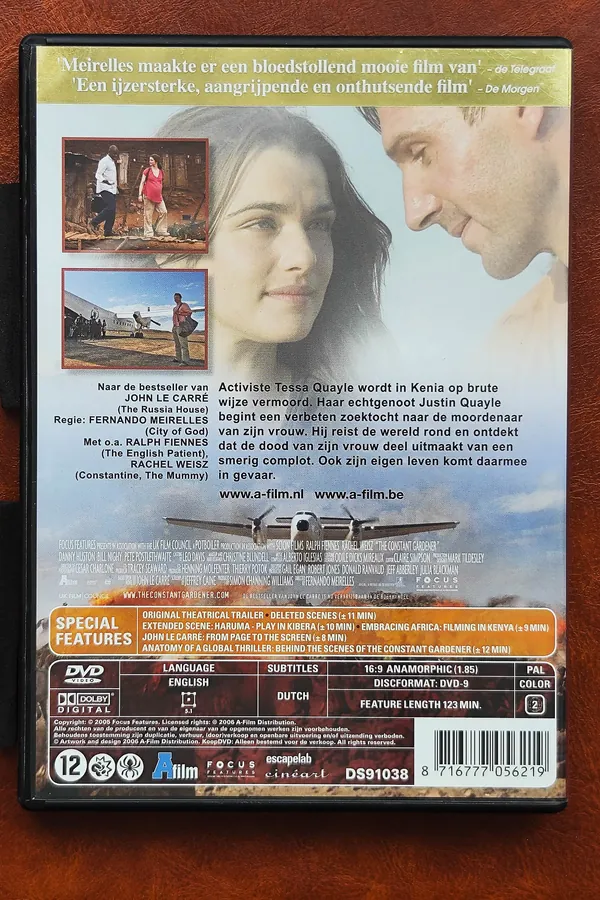 The Constant Gardener – achterkant
