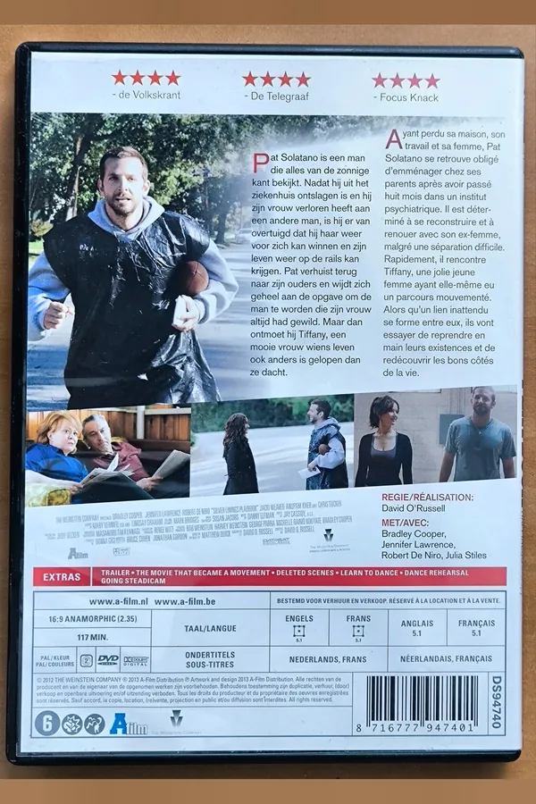 Silver Linings Playbook – achterkant