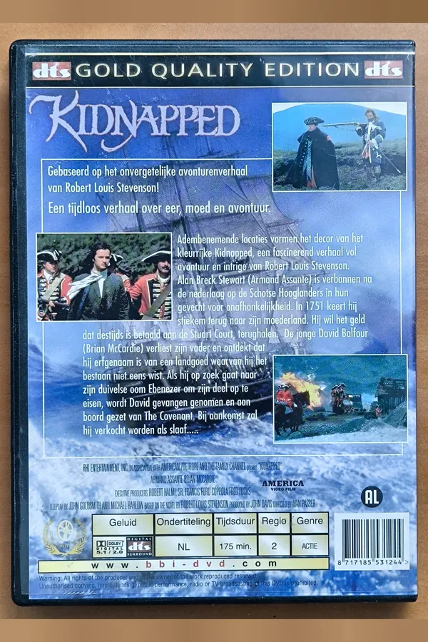 Kidnapped – achterkant