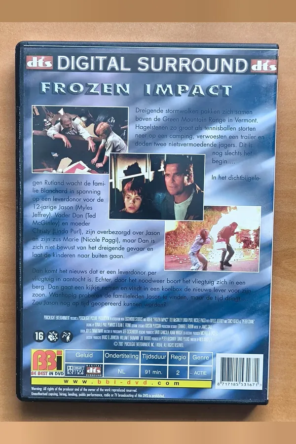 Frozen Impact – achterkant