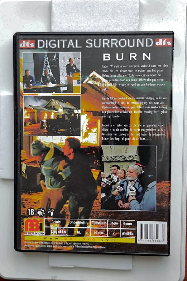 Burn: The Robert Wraight Story – achterkant