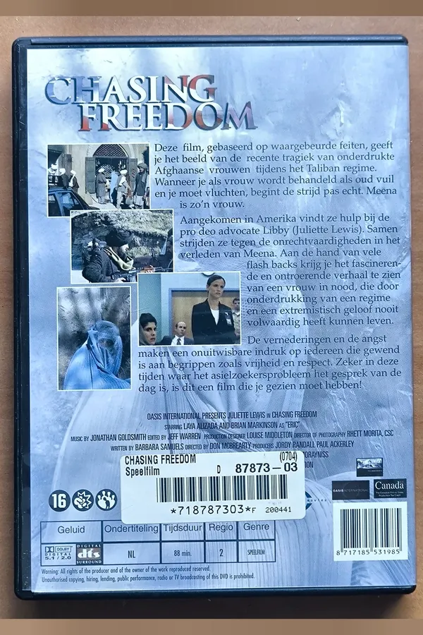 Chasing Freedom – achterkant