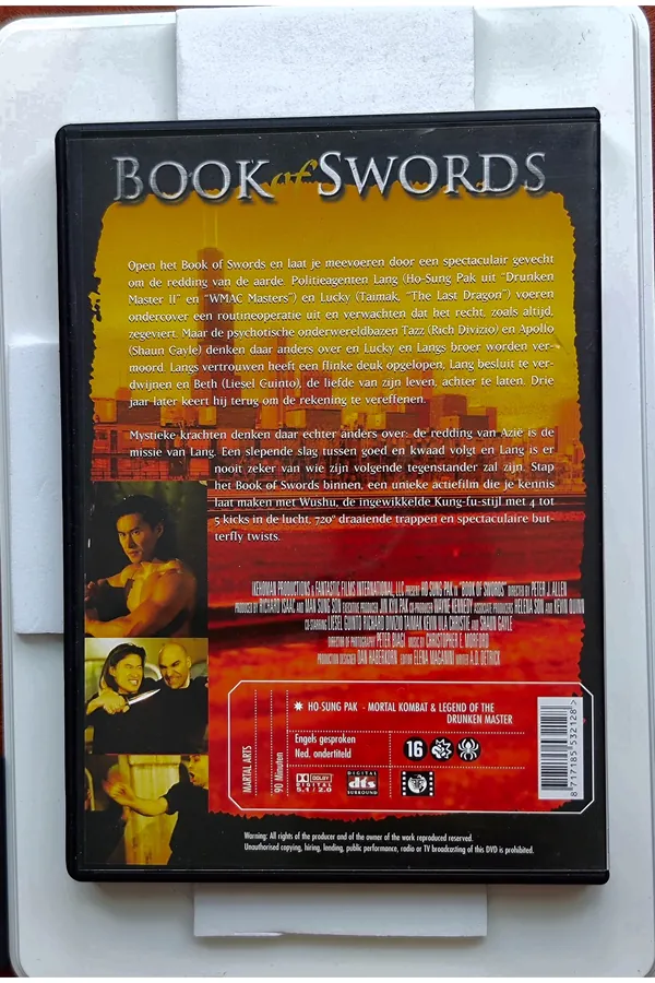 Book of Swords – achterkant