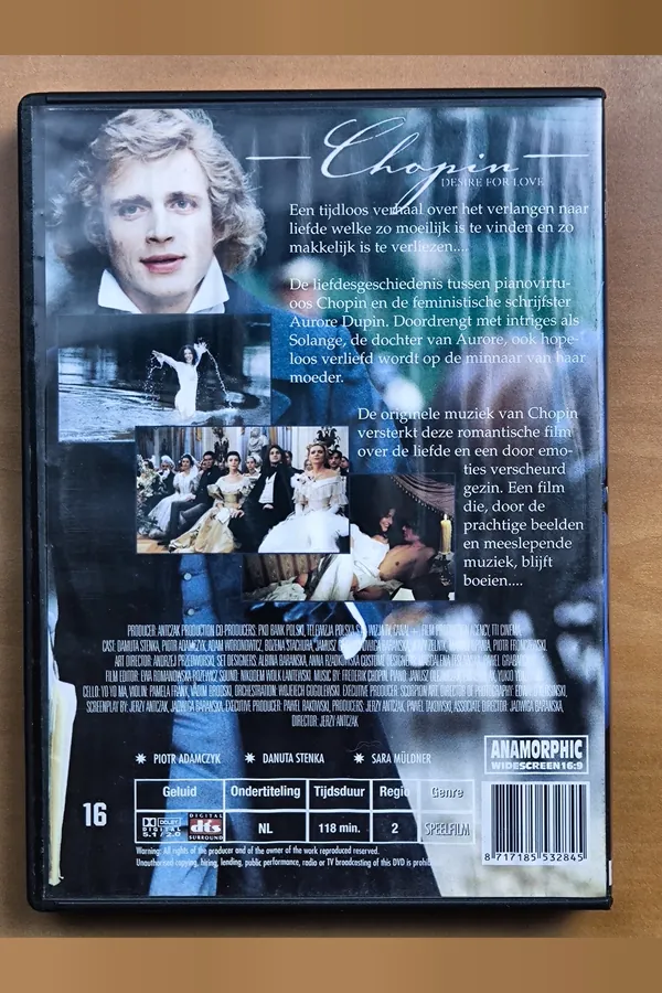 Chopin: Desire For Love: Piotr Adamczyk – achterkant