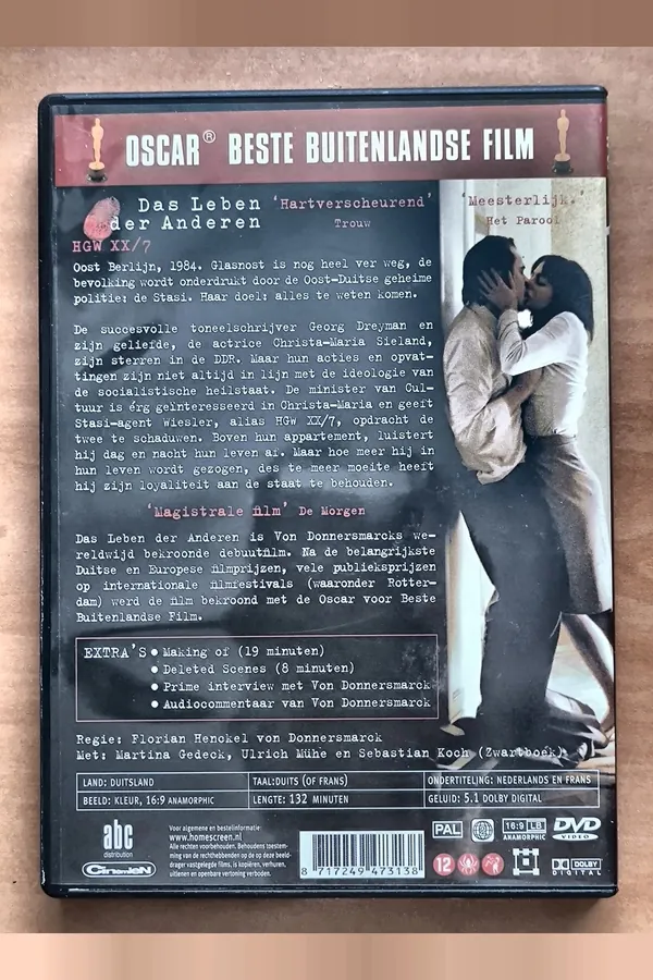 The Lives of Others – achterkant