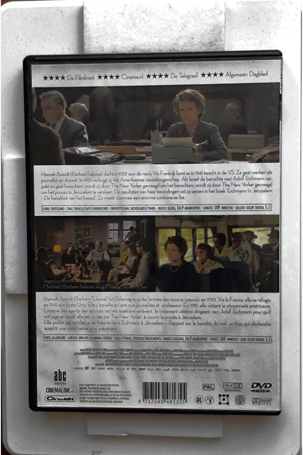 Hannah Arendt – achterkant