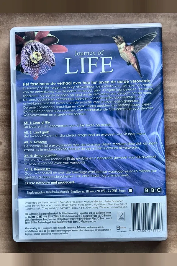 BBC - Journey Of Life (2 DVD) – achterkant
