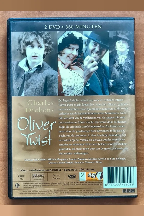 Oliver Twist – achterkant