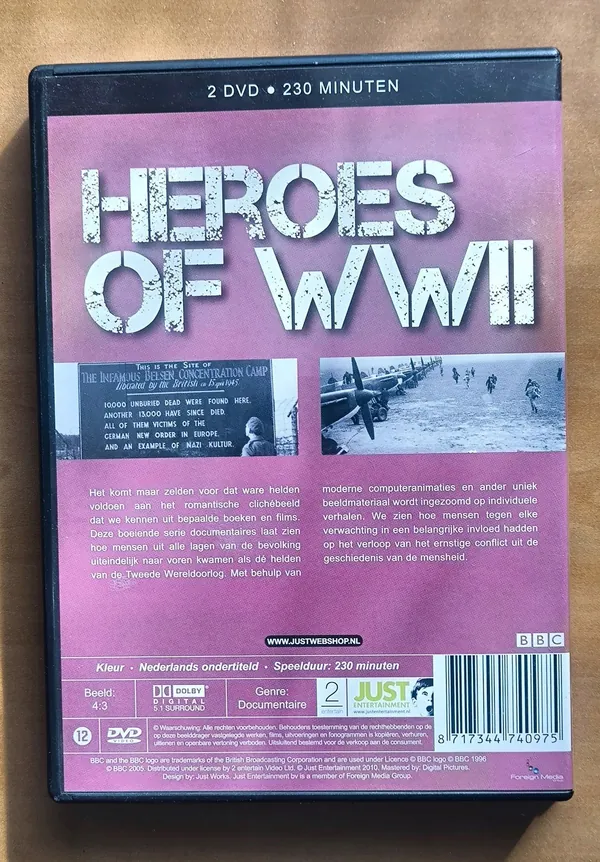 Heroes Of WW II – achterkant