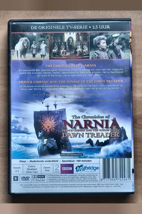 Prince Caspian And The Voyage Of The Dawn Treader – achterkant