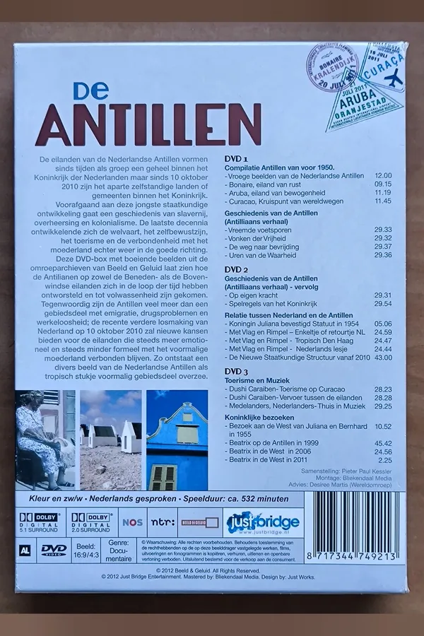 De Antillen de geschiedenis van de Nederlandse Antillen – achterkant