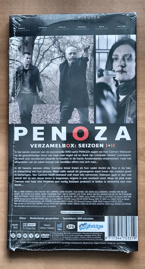 Penoza: Seizoen 1 + 2 – achterkant