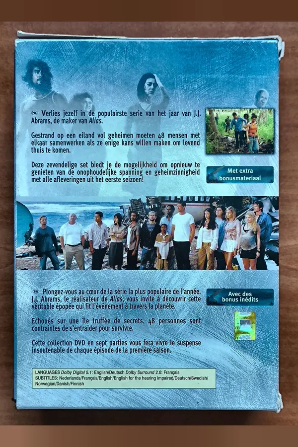Lost: Season 1 – achterkant