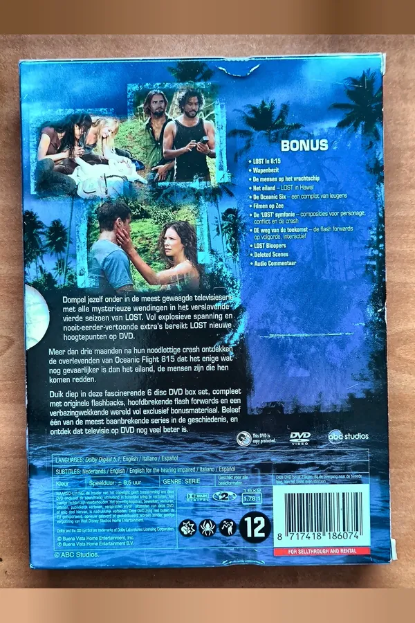 Lost: Season 4 – achterkant