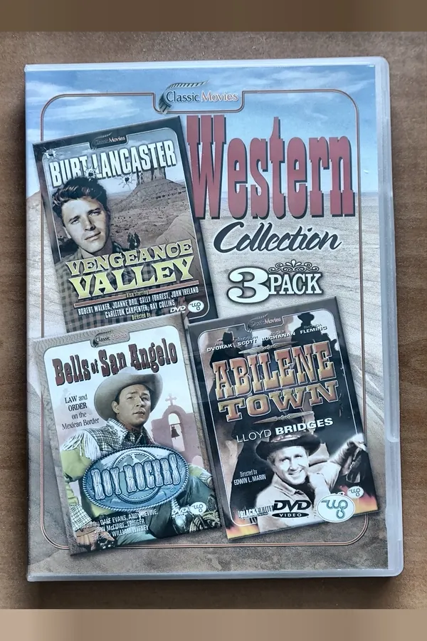 Western Collection 3 Pack Vengeance Valley | Roy Rogers | Abilene Town – voorkant