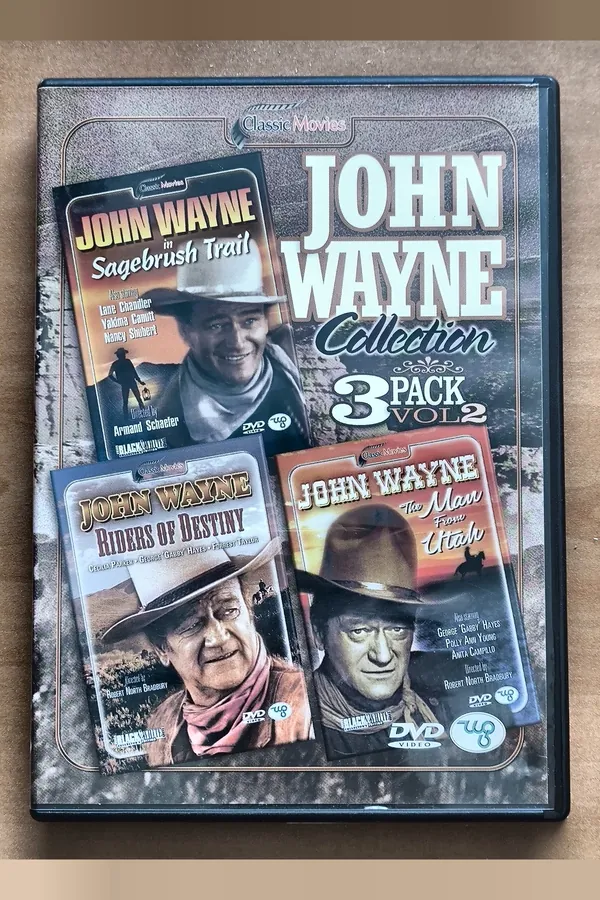 John Wayne Collection 3pack Vol. 2: Sagebrush Trail / Riders Of Destiny / The Man From Utah – voorkant