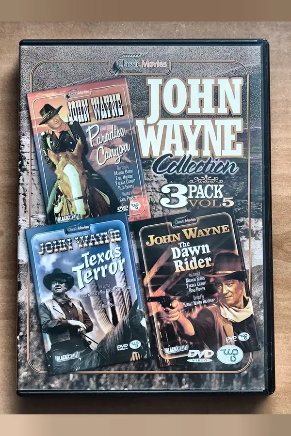 Paradise Canyon | Texas Terror | The Dawn Rider | John Wayne Collection: 3 Pack – voorkant