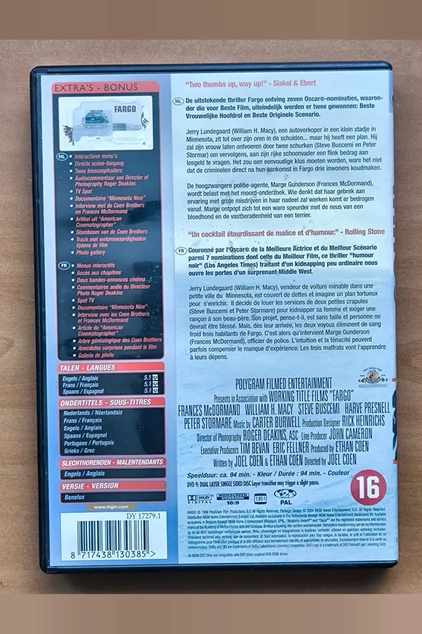 Fargo – achterkant