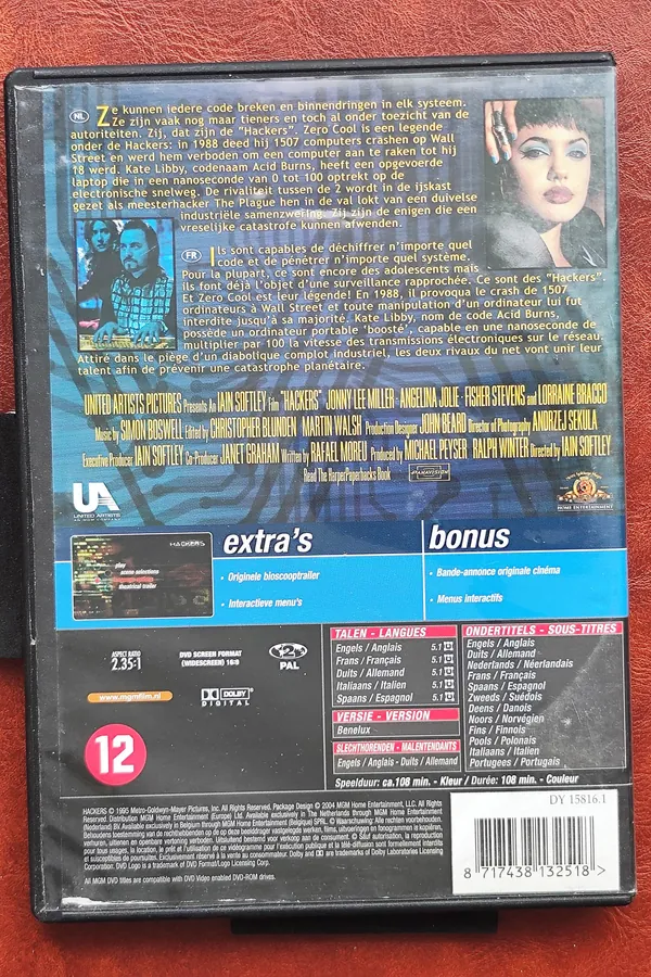 Hackers – achterkant