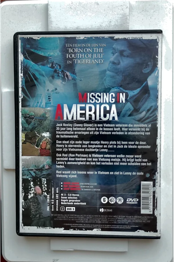 Missing in America – achterkant