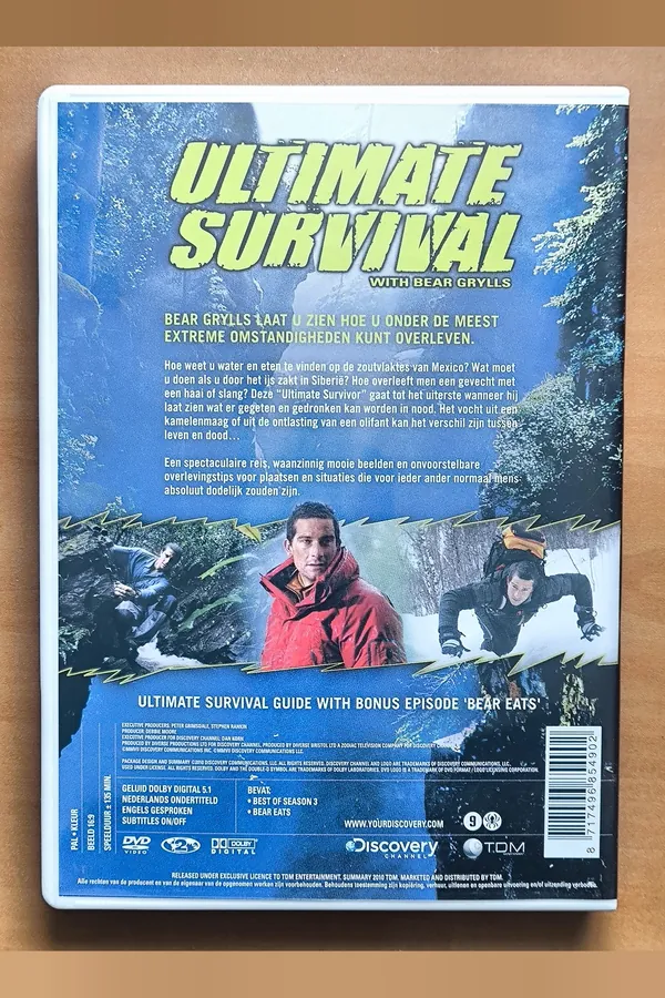 Man Vs. Wild: Season 3 – achterkant