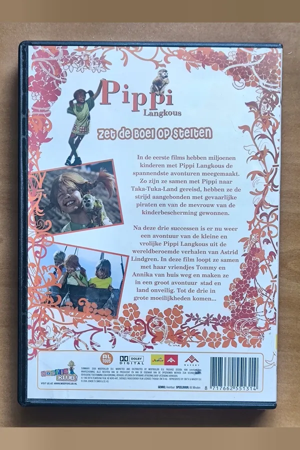 Pippi on the Run – achterkant