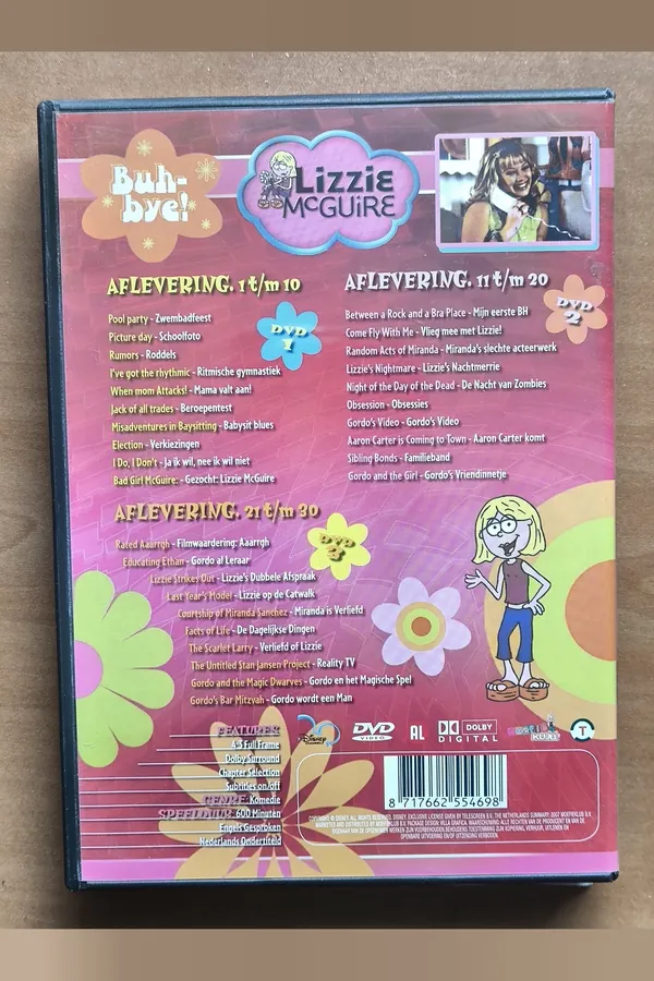 Lizzie McGuire: Mega Verzamelbox – achterkant