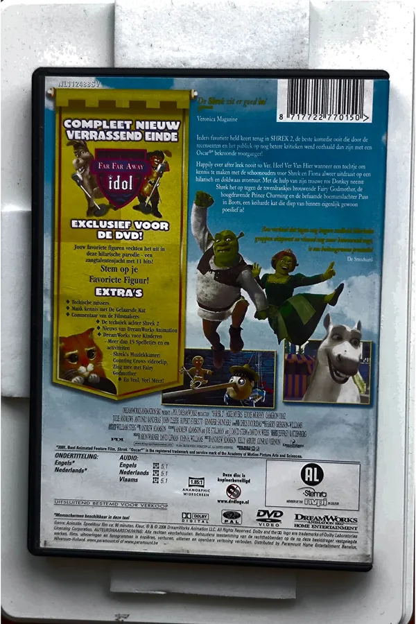 Shrek 2 – achterkant