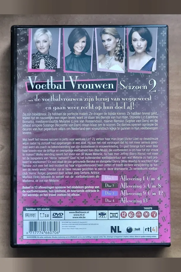 Voetbalvrouwen: Season 1 – achterkant