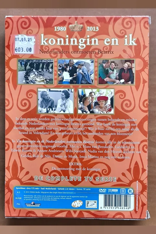 De koningin en ik Nederlanders ontmoeten Beatrix 3 DVD – achterkant