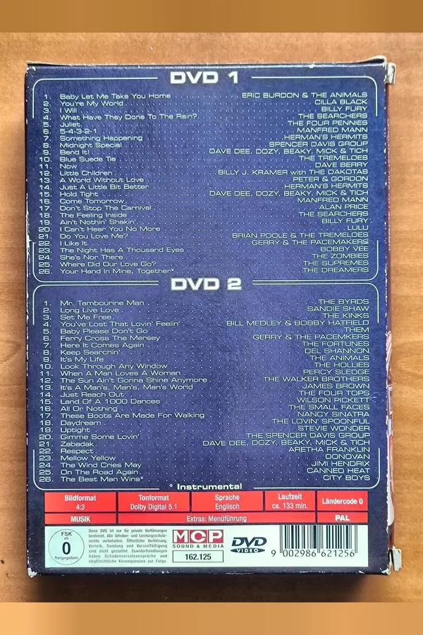 Rock: The Greatest Hits On Screen – achterkant