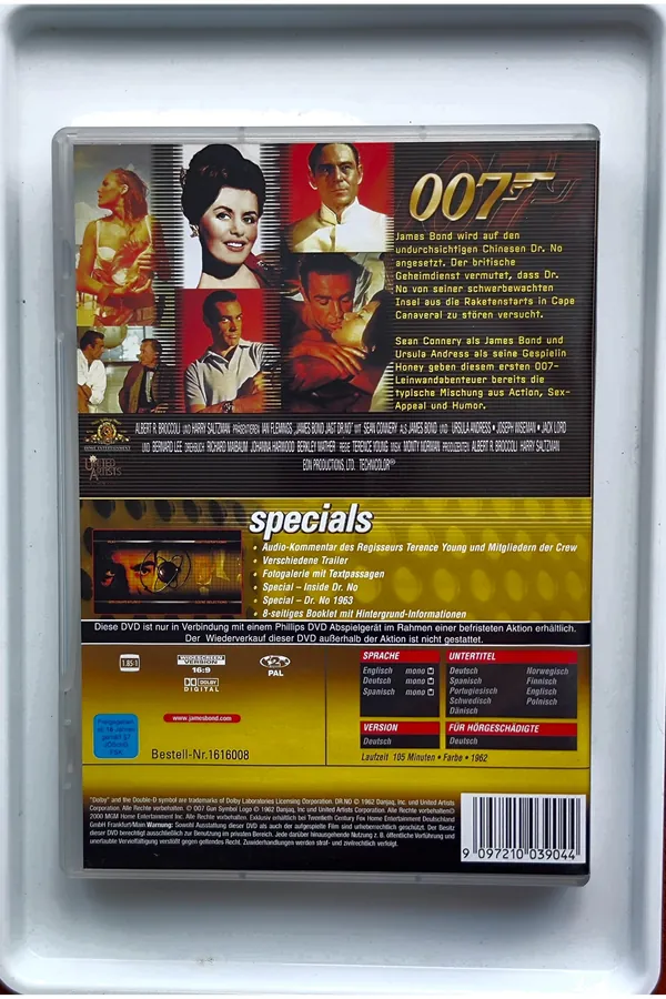 Dr. No – achterkant