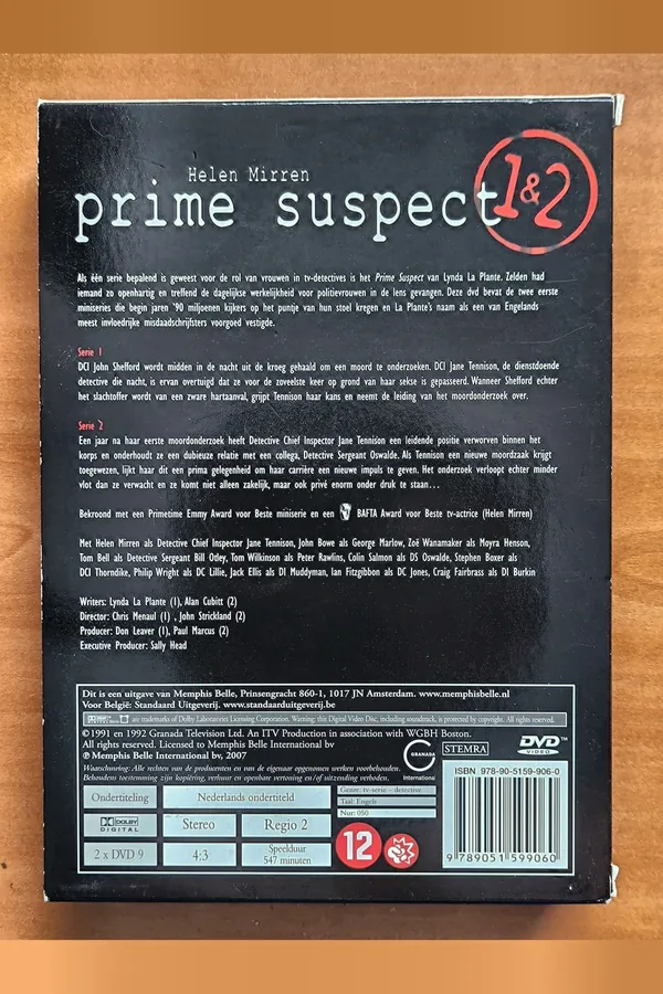 Prime Suspect 1 & 2 – achterkant