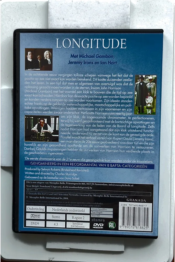 Longitude – achterkant