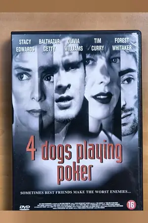 Four Dogs Playing Poker